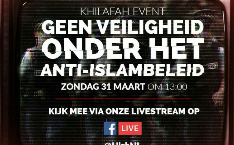  Geen veiligheid onder het Anti-Islambeleid